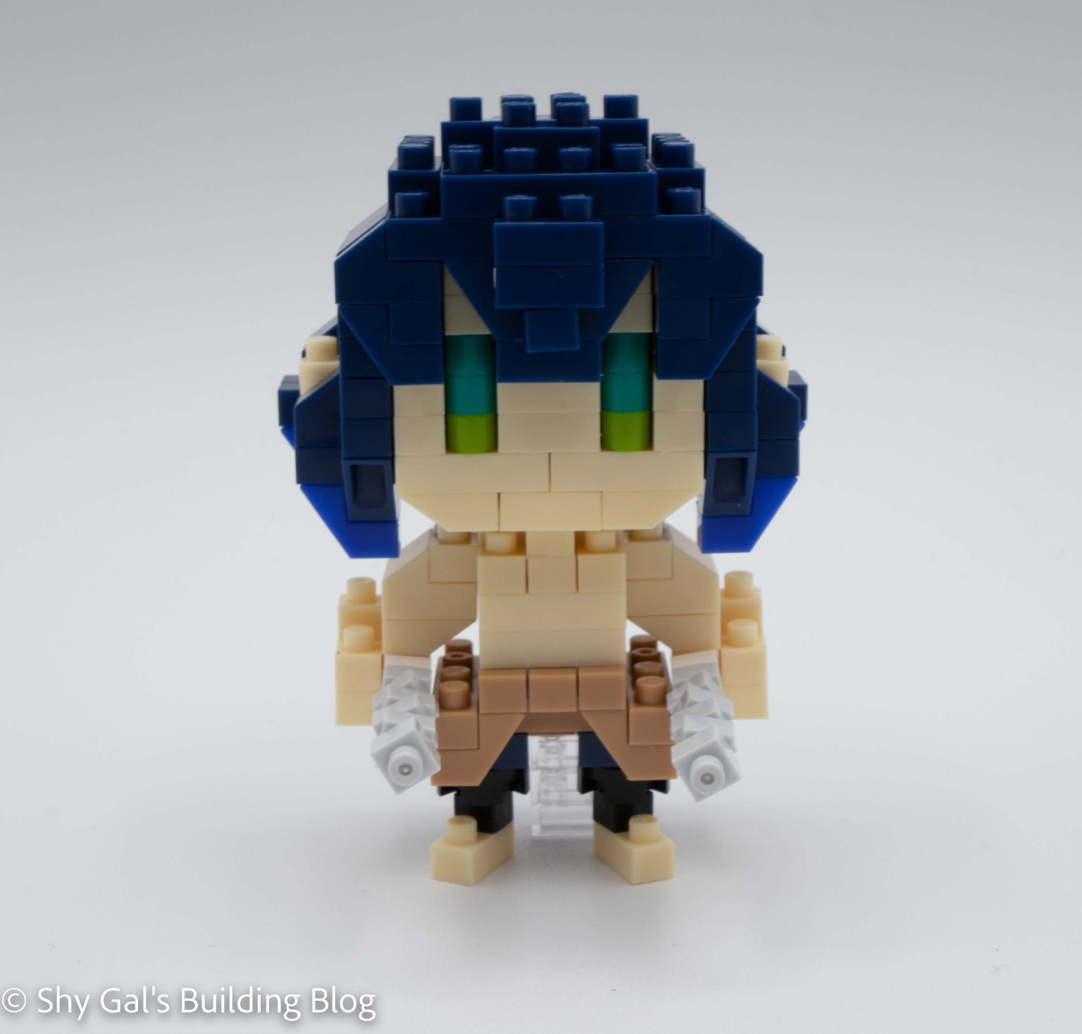 Inosuke Build Review of nanoblock Inosuke Hashibira - Shy Gal’s Building Blog