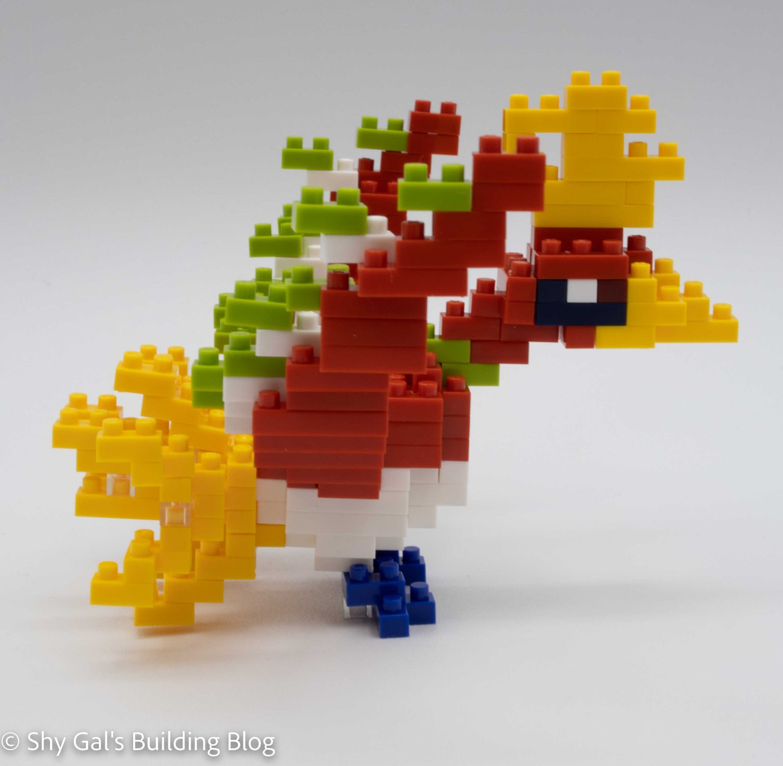 Nanoblock Pokémon Ho-Oh NBPM033 - Kit Construction 180 Pièces Miniatures