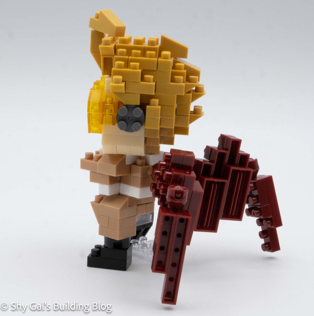 Hawks build side view