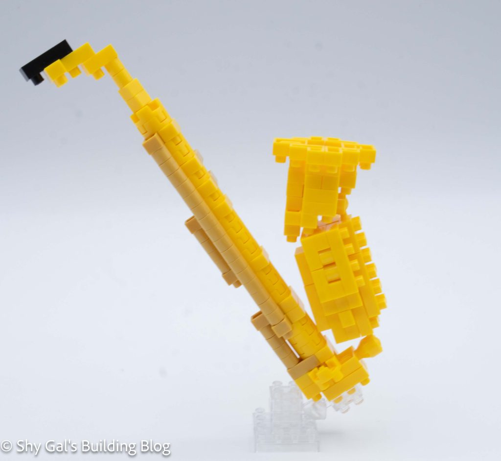 Alto Saxophone build side view