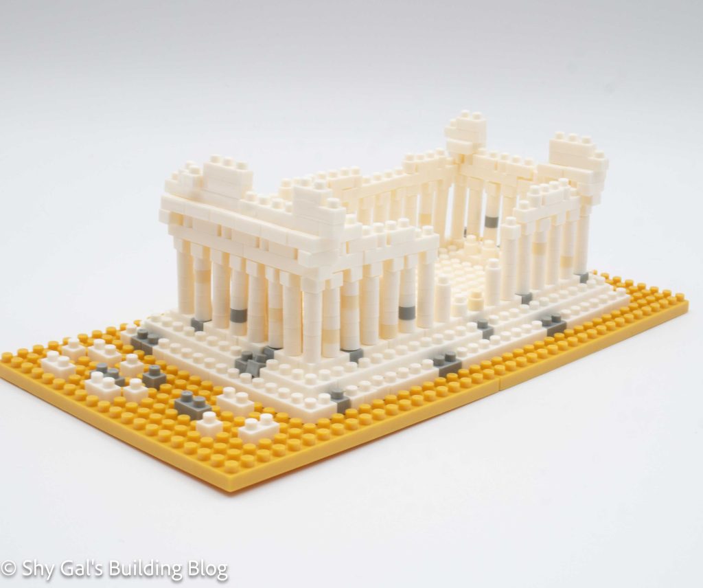 Parthenon build 3/4 view