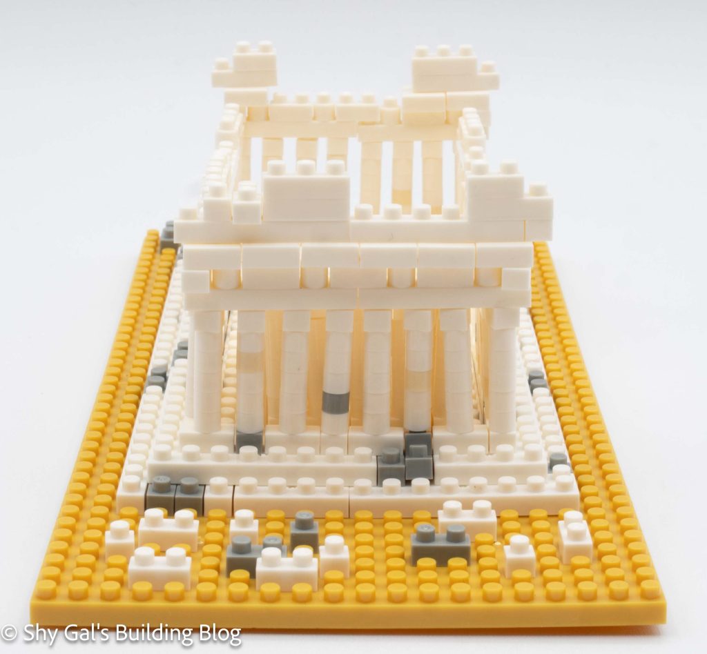 Parthenon build end view