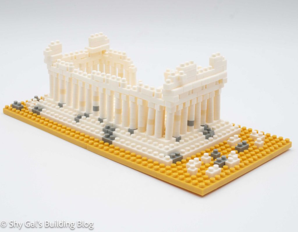 Parthenon build 3/4 view
