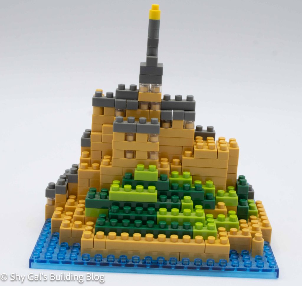 Mont-Saint-Michel build back view