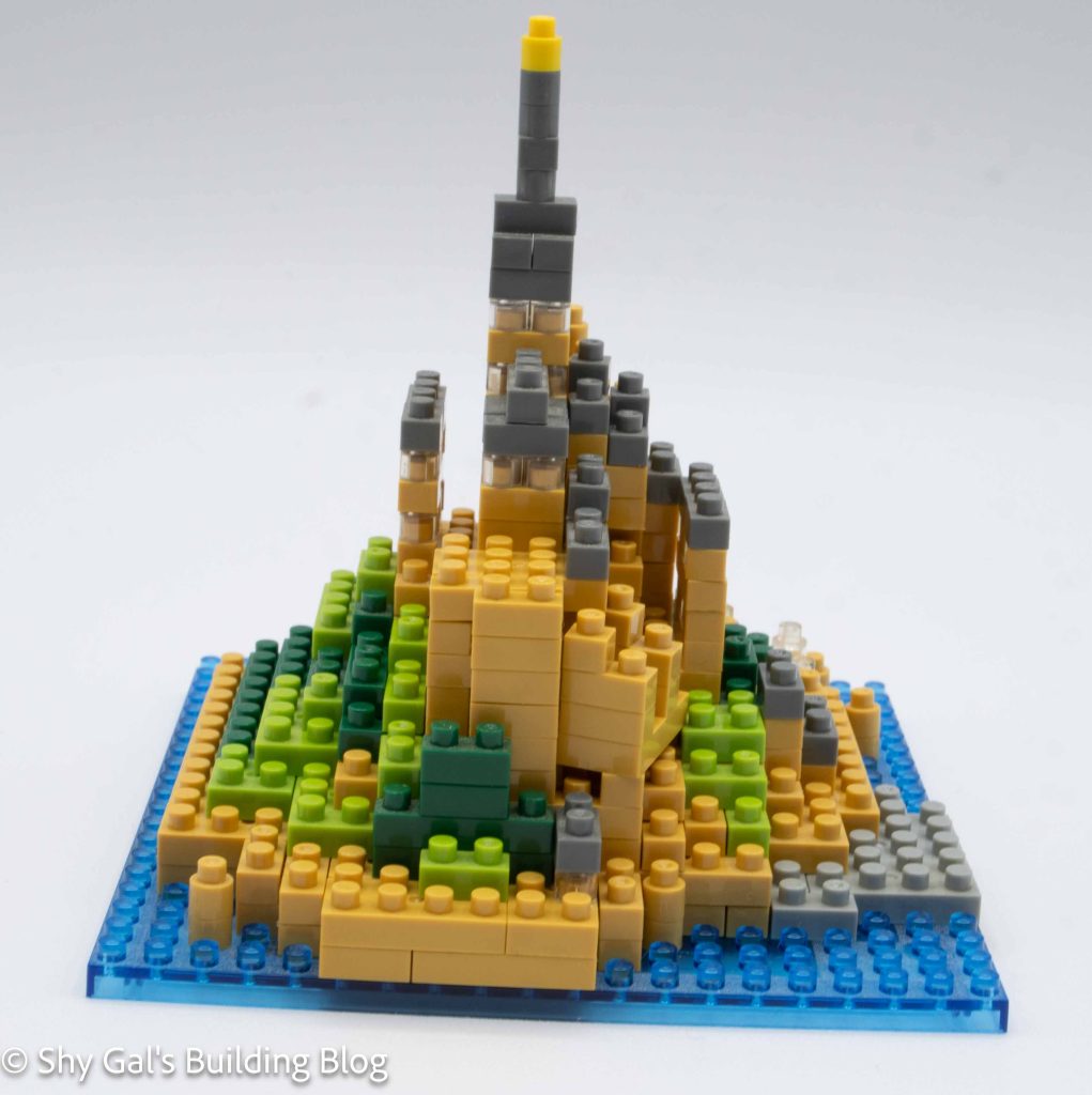 Mont-Saint-Michel build side view