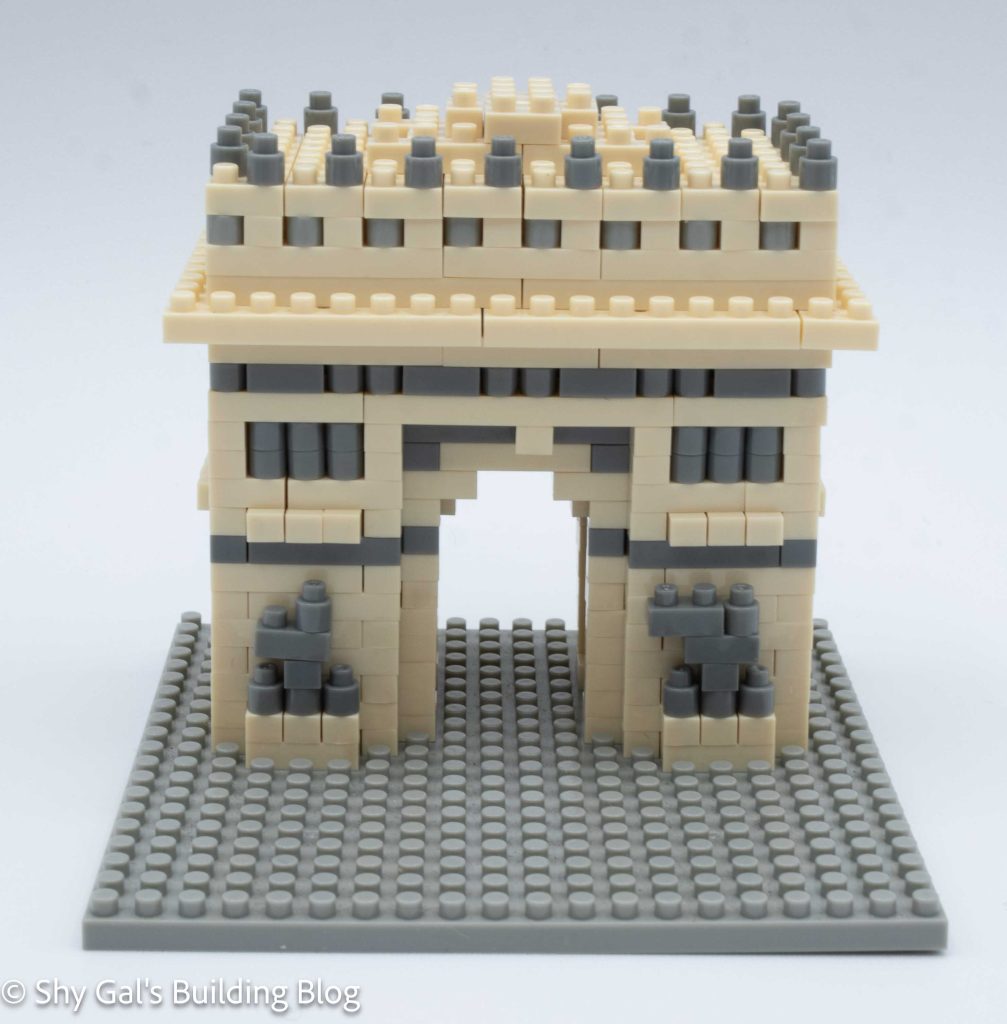 Arc de tiomphe de l'Etoile build front view