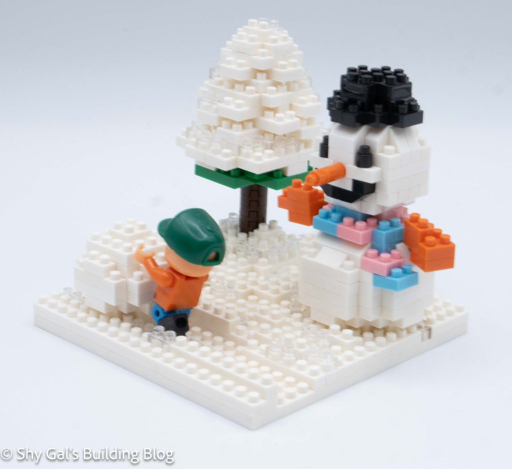 Play in the Snow build 3/4 front view