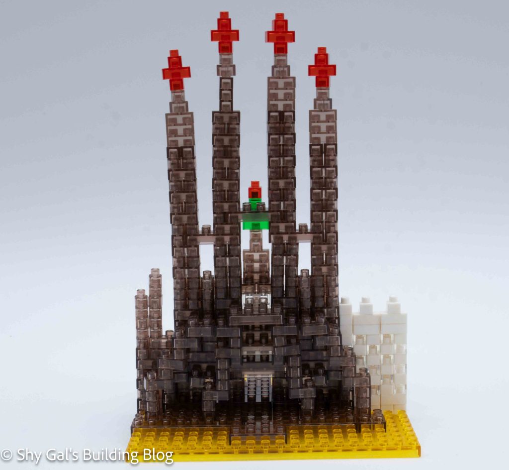 Sagrada Familia Transparent ver build back view