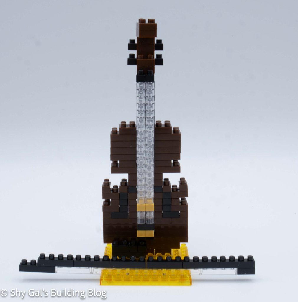 Violin build front view
