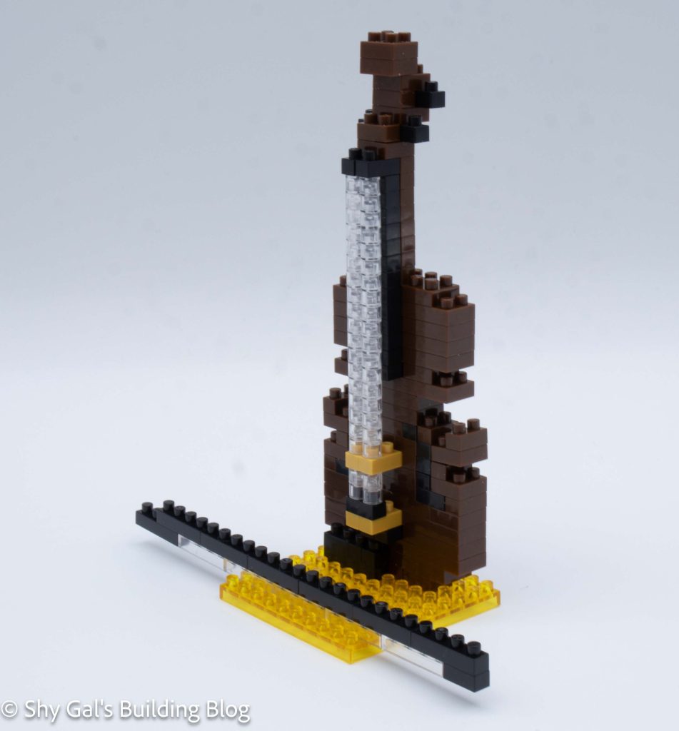 Violin build front 3/4 view