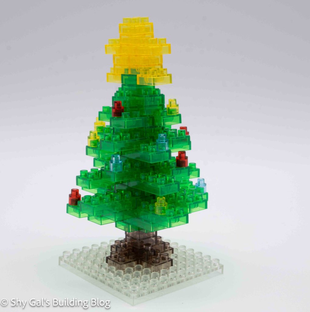 X'mas Tree build front 3/4 view