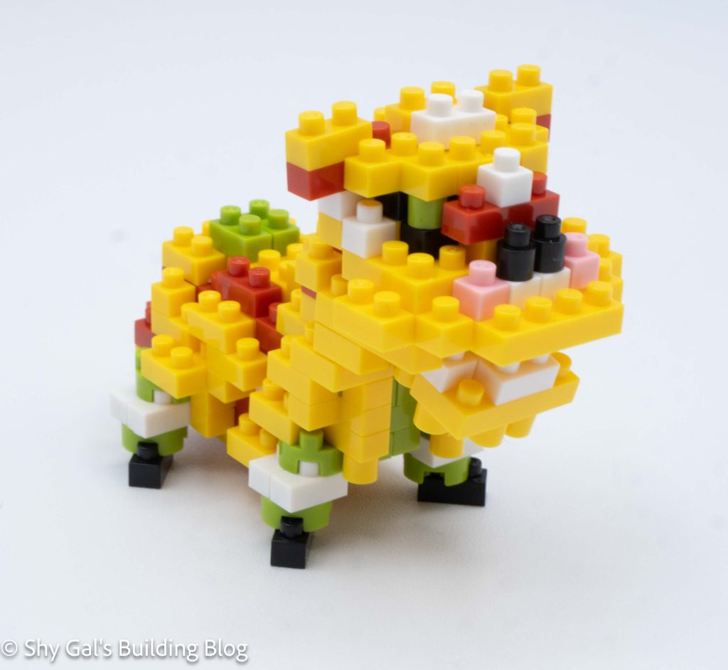 Lion Dance build front 3/4 view