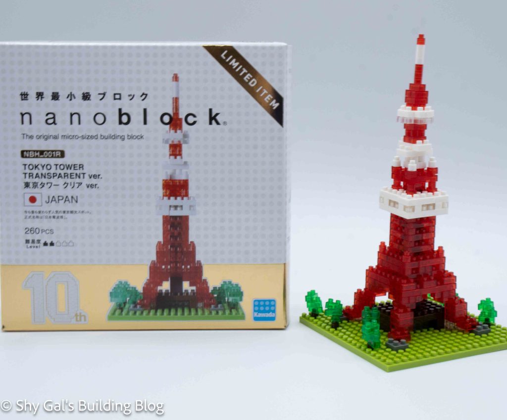 Tokyo Tower Transparent ver build and box