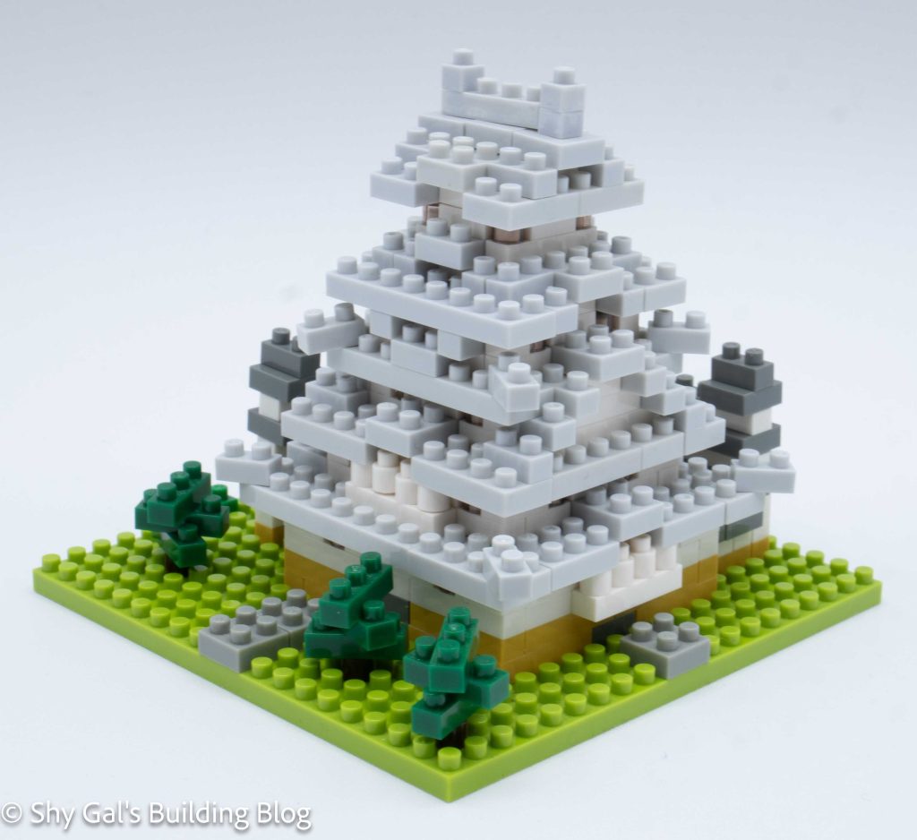 Himeji Castle build front 3/4 view
