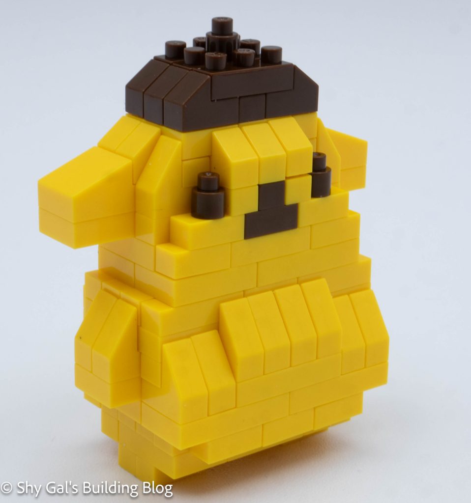 Pompompurin build front 3/4 view