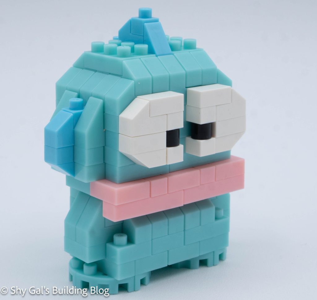 Hangyodon build front 3/4 view