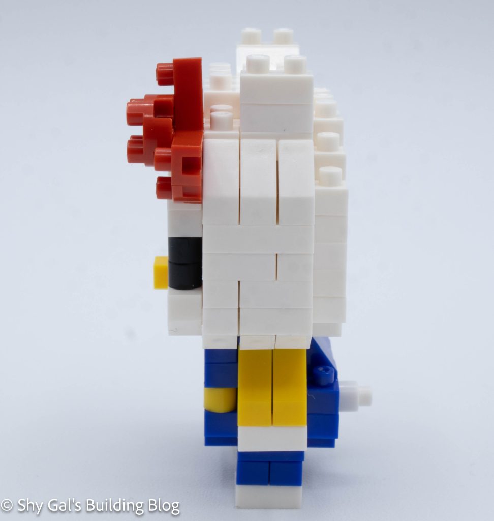 Hello Kitty build side view
