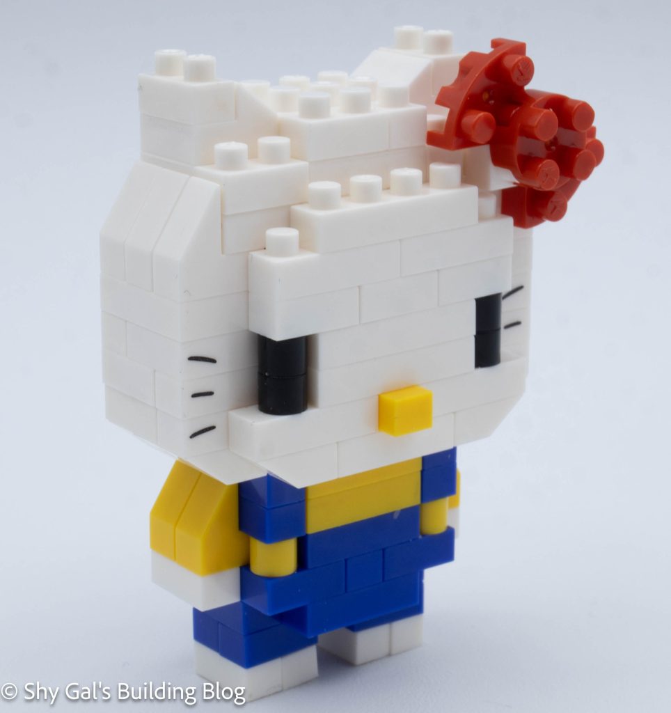 Hello Kitty build front 3/4 view