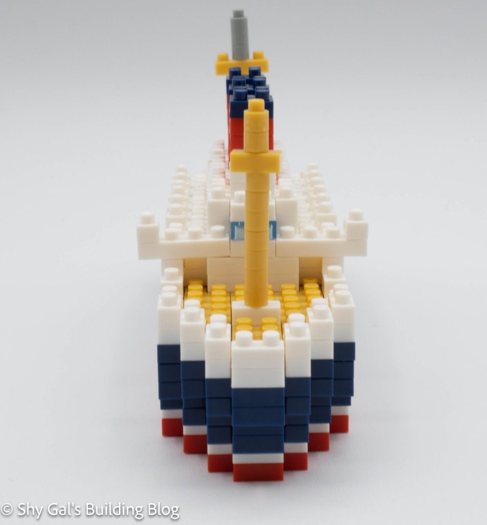 S.S. Columbia build front view