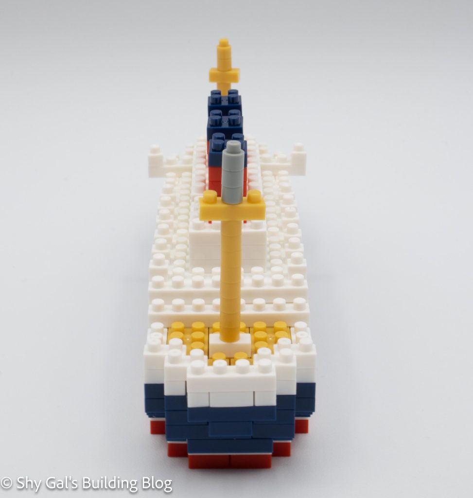 S.S. Columbia build back view