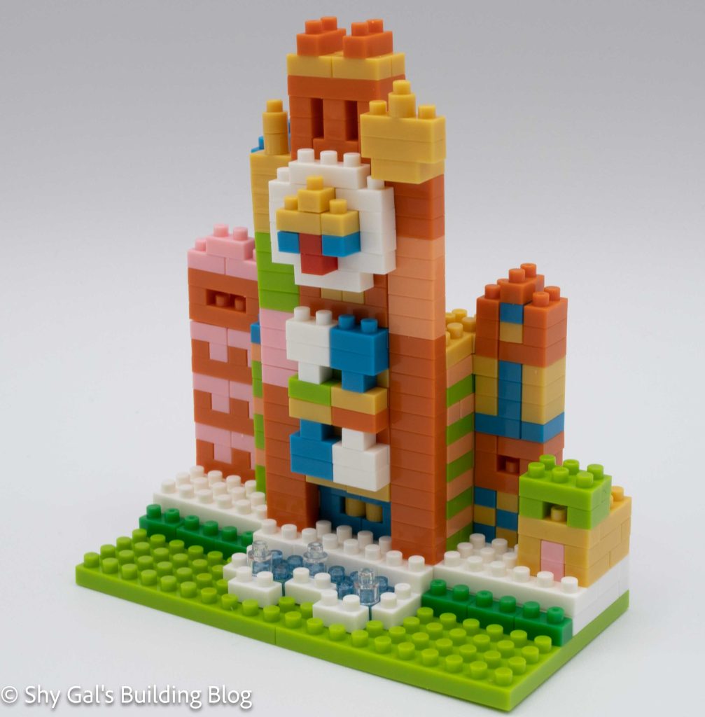 It's a Small World build front 3/4 view