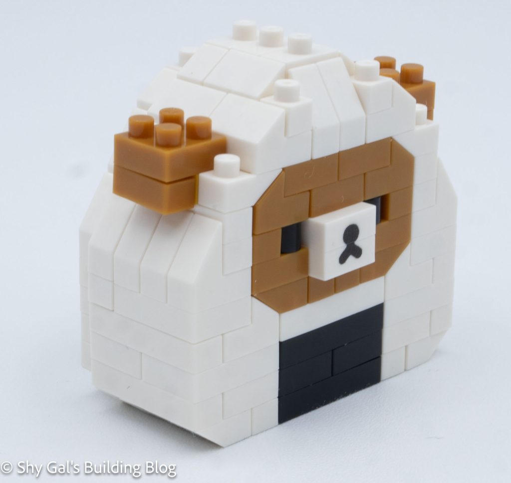 Rilakkuma Onigiri mins build front 3/4 build