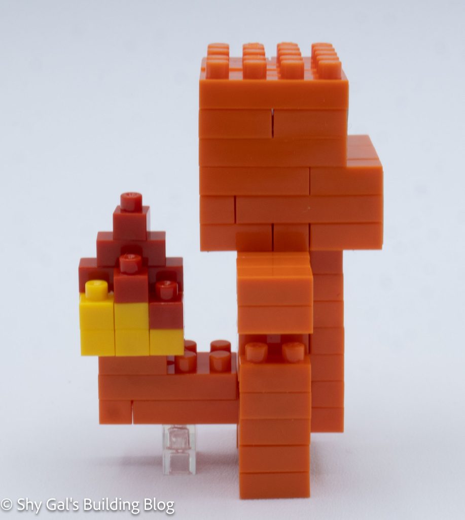 Pokemon Quest Charmander build side view