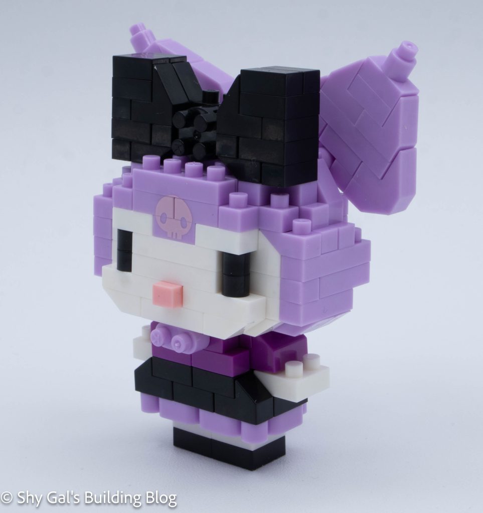 Kuromi Dress Up build front 3/4 view