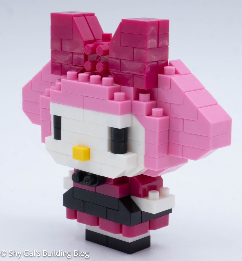 My Melody Dress Up build front 3/4 view