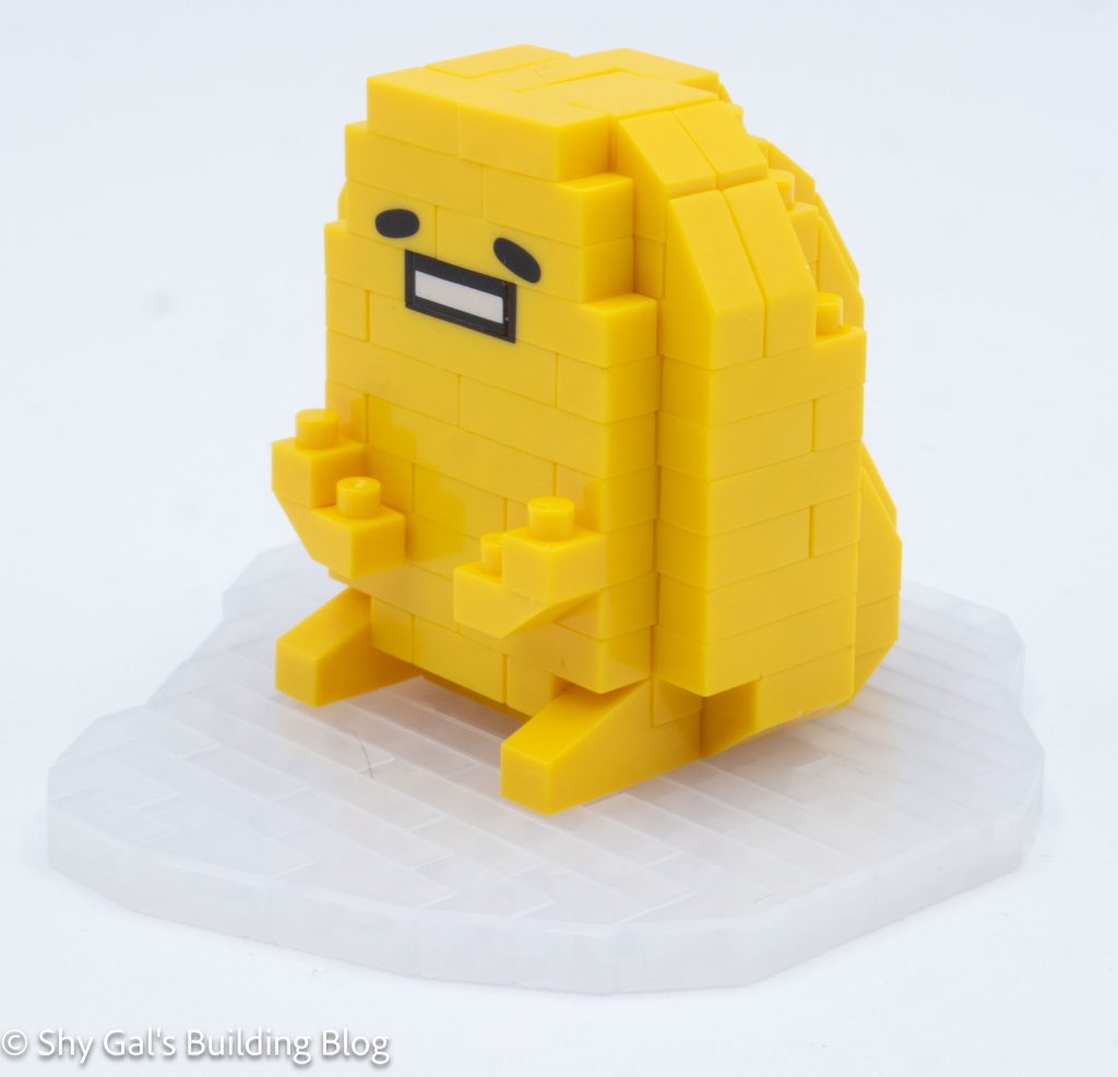Gudetama build front 3/4 view
