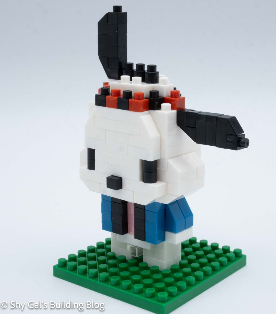 Pochacco Happi Coat build front 3/4 view