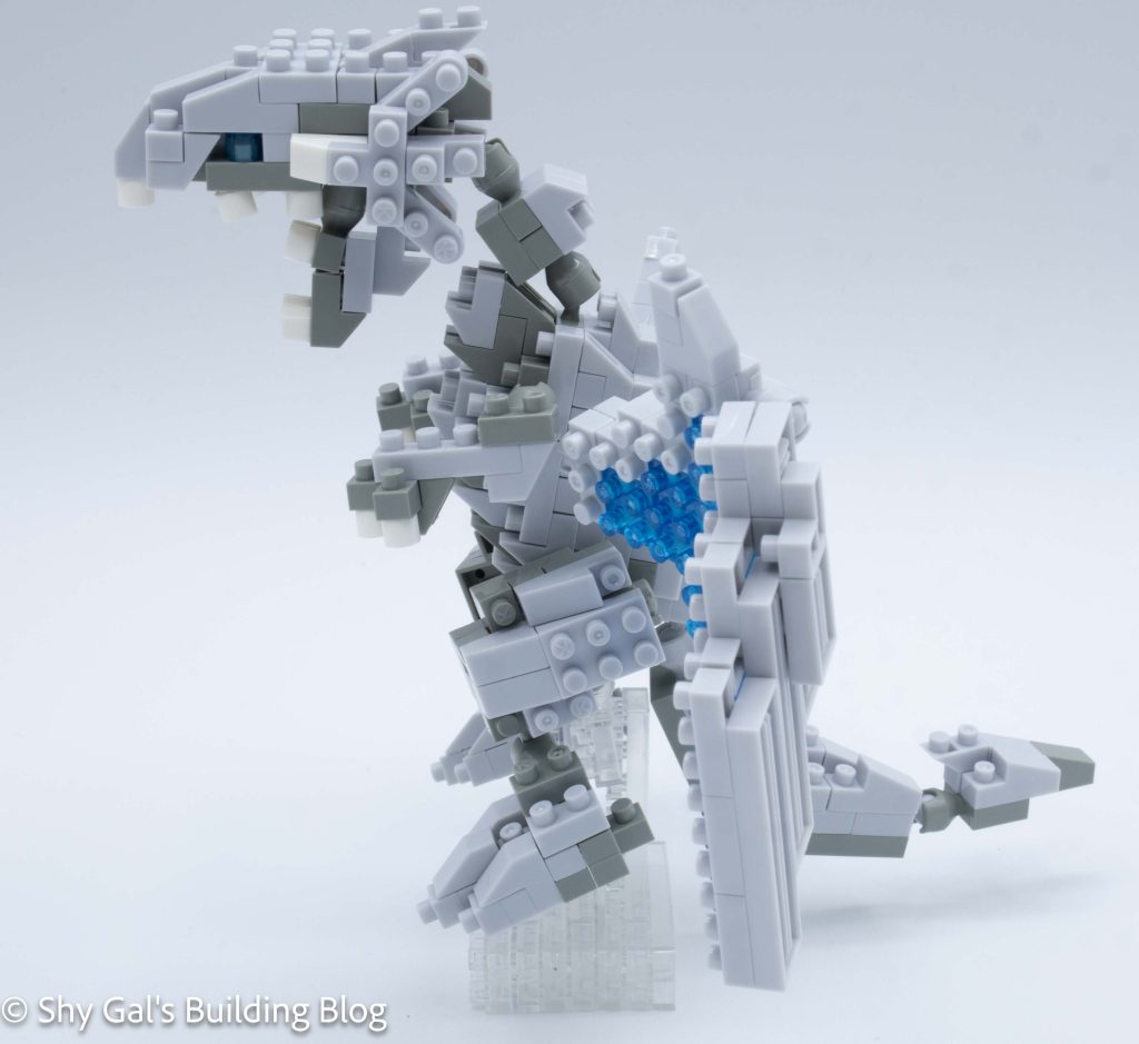 Blue-Eyes White Dragon build side view