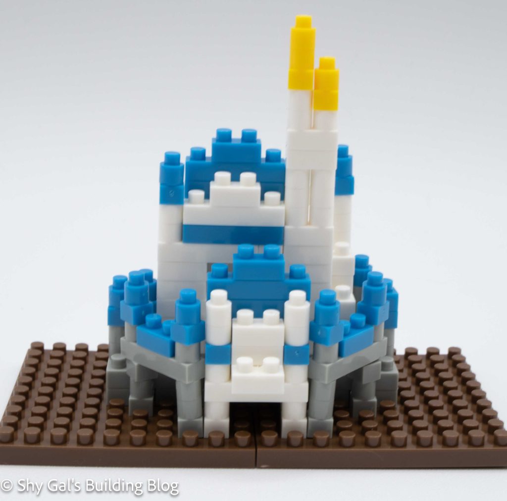 Disneyland Castle Canister build front view