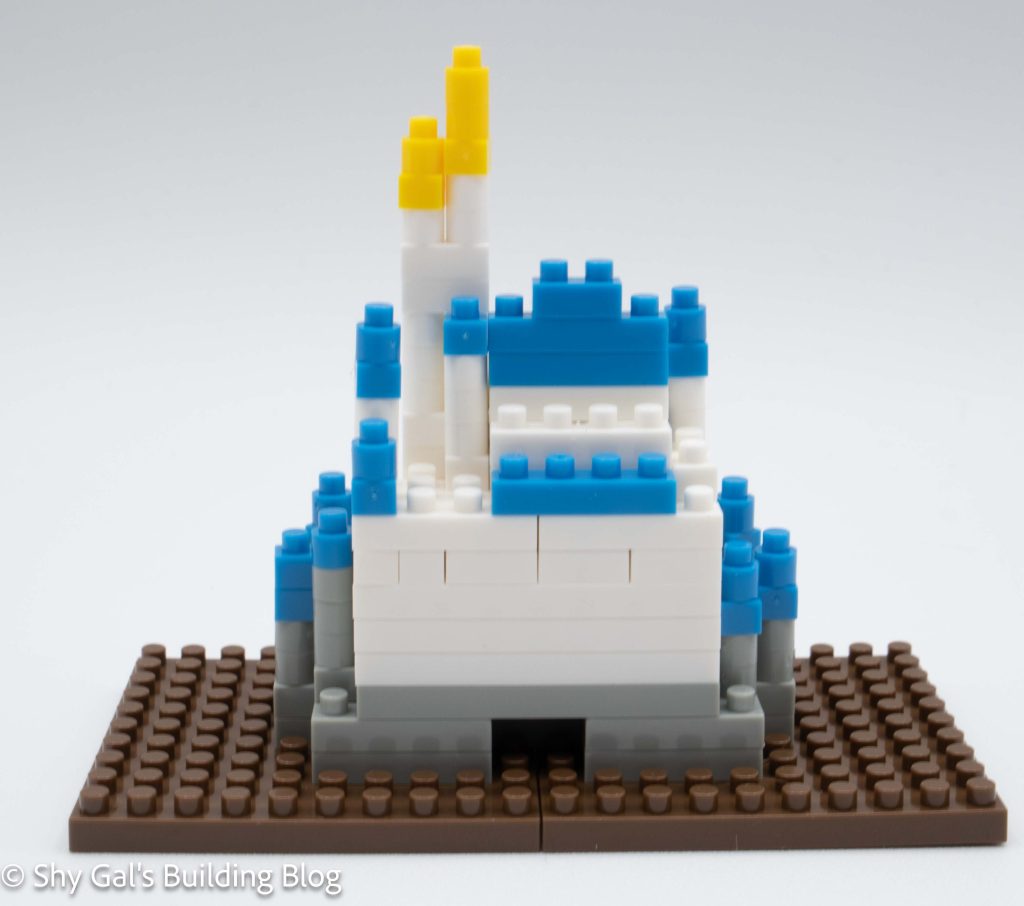 Disneyland Castle Canister build back view