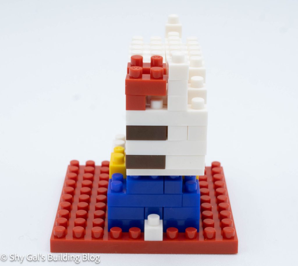 Hello Kitty build side view