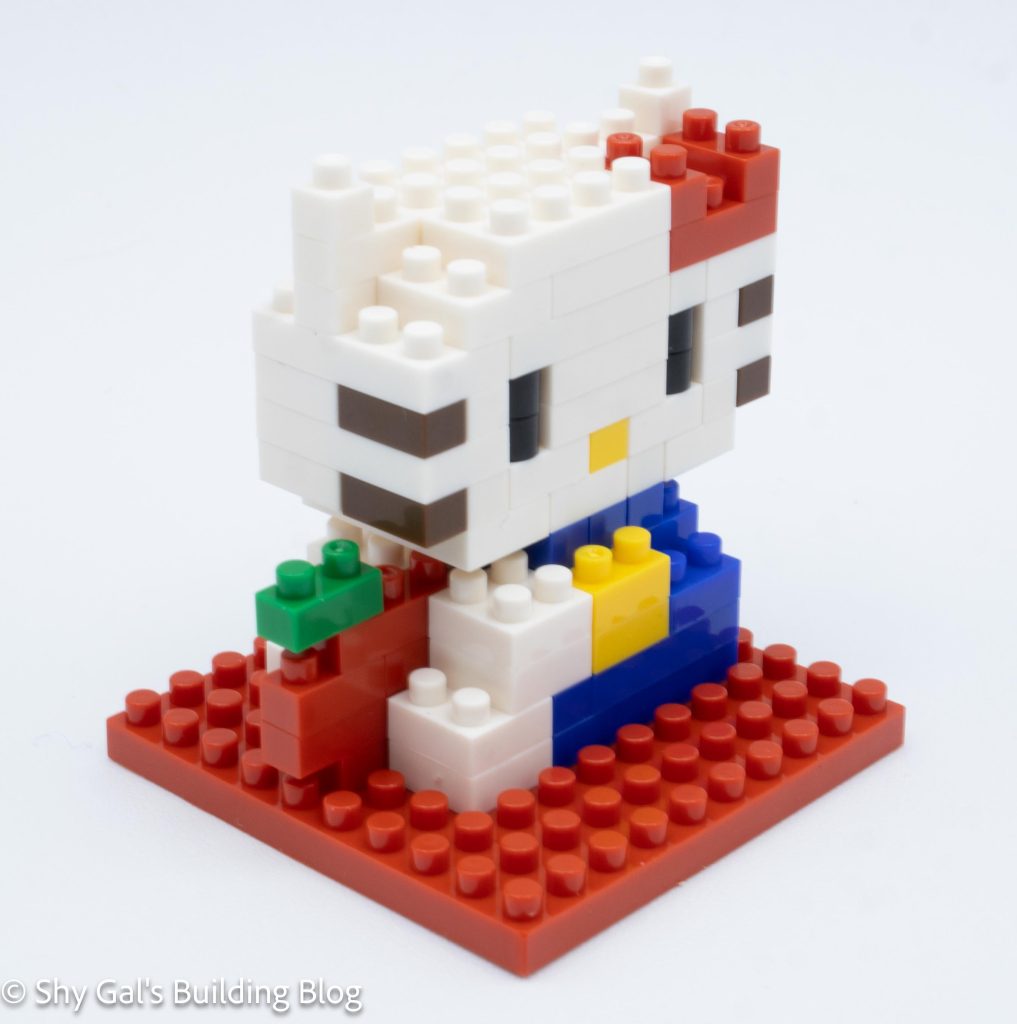 Hello Kitty build front 3/4 view