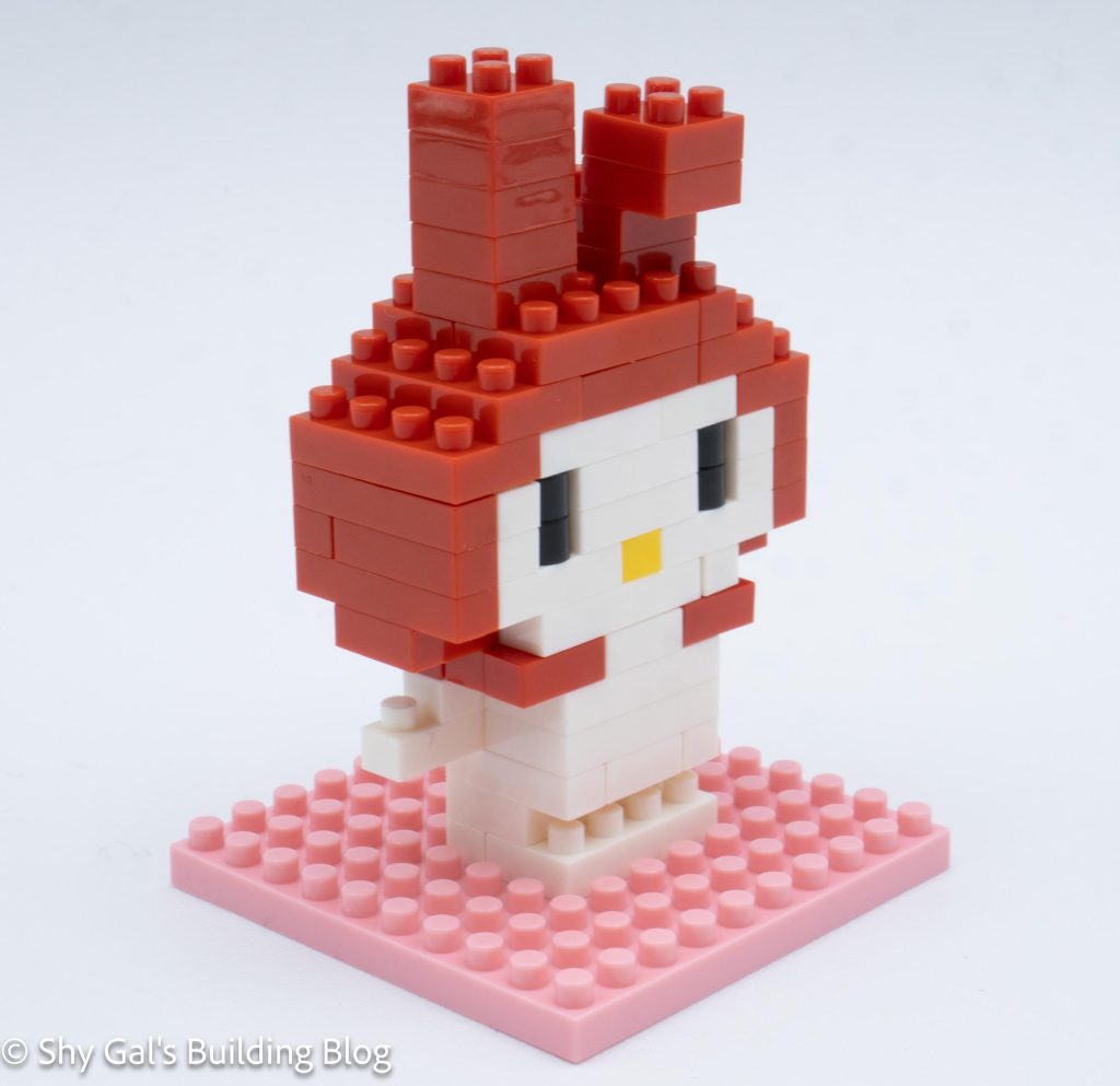 My Melody build front 3/4 view