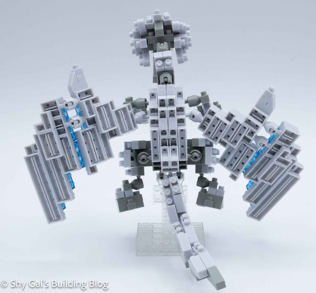Blue-Eyes White Dragon build back view