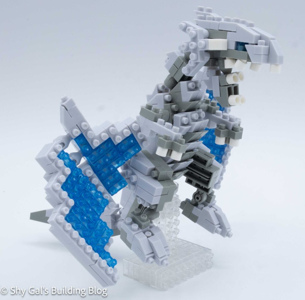 Blue-Eyes White Dragon build front 3/4 view