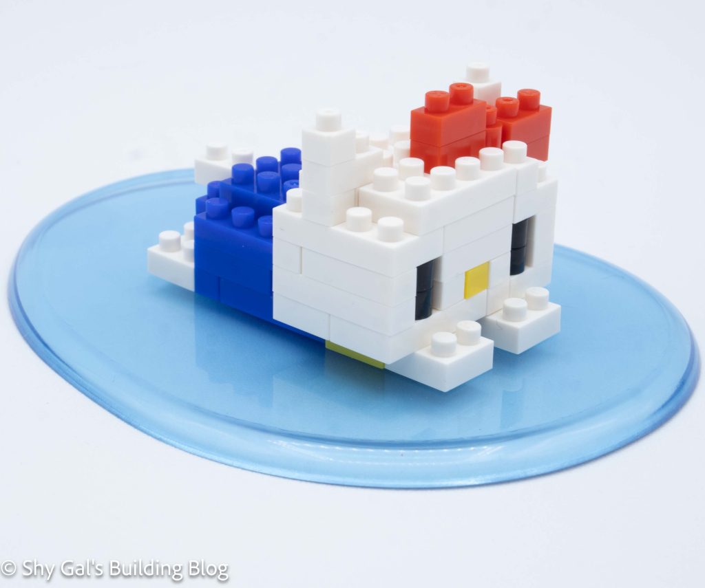 Nonbiri Hello Kitty build front 3/4 view
