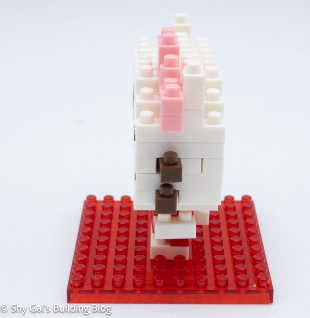 Hello Kitty build side view