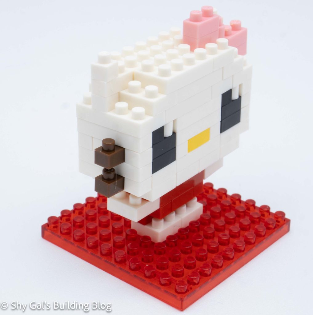 Hello Kitty build front 3/4 view