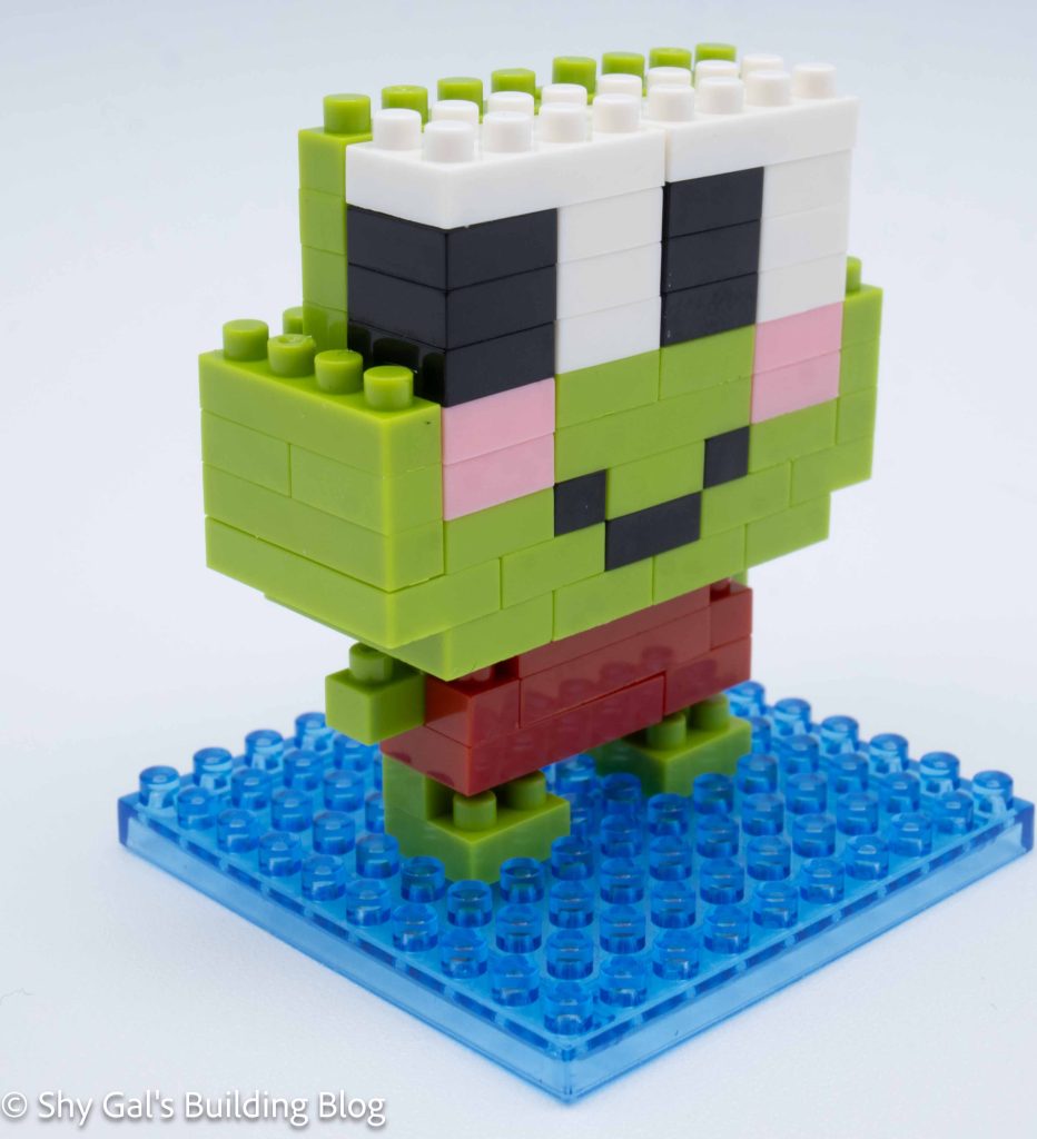 Kerokerokeroppi build front 3/4 view