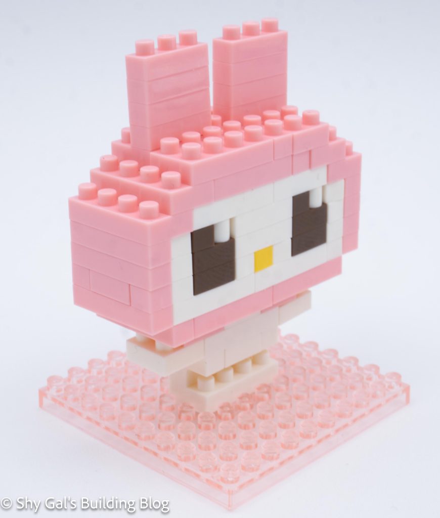 My Melody build front 3/4 view