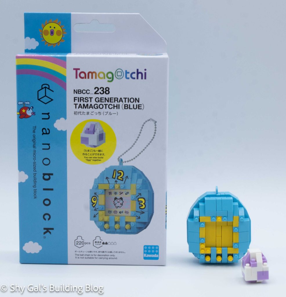 First Generation Tamagotchi (Blue) build and box