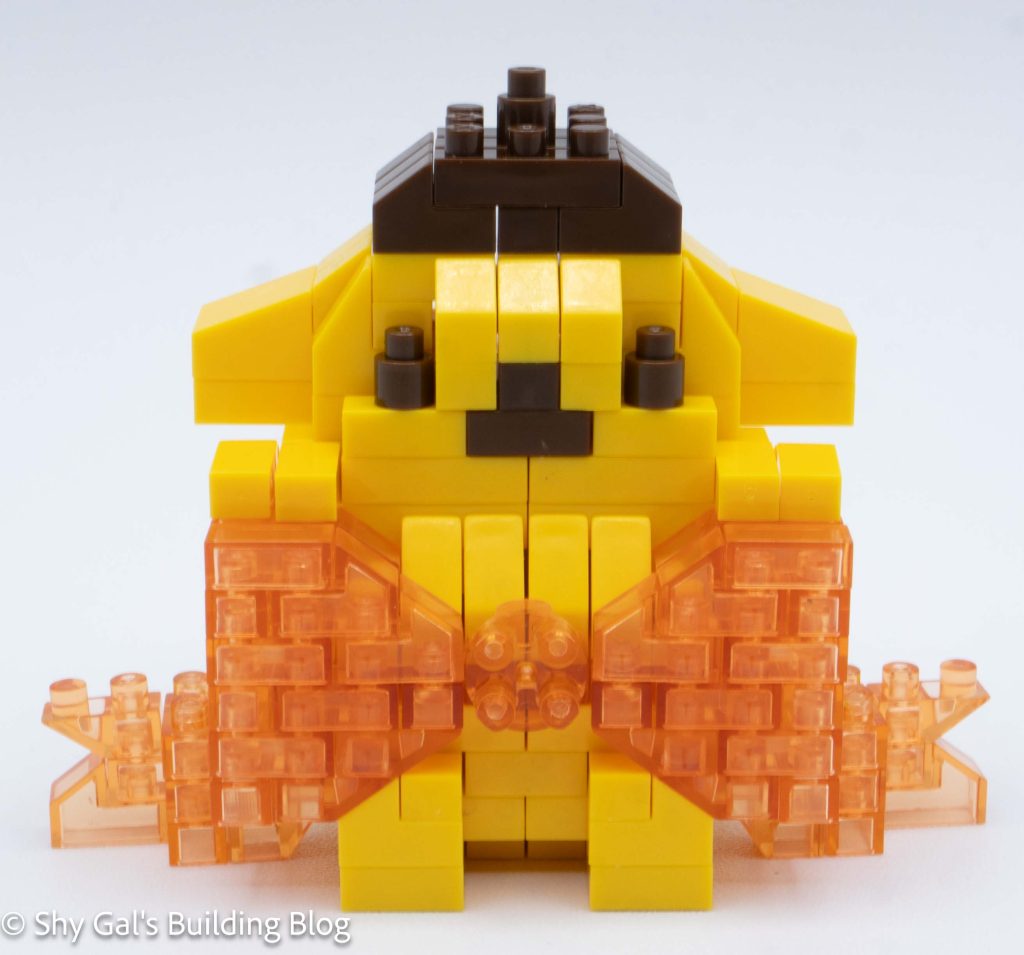 Pompompurin Big Ribbon build front view