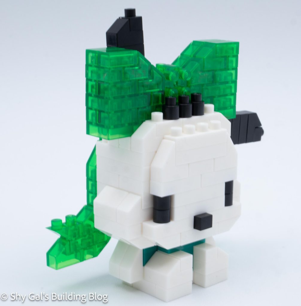 Pochacco Big Ribbon build front 3/4 view