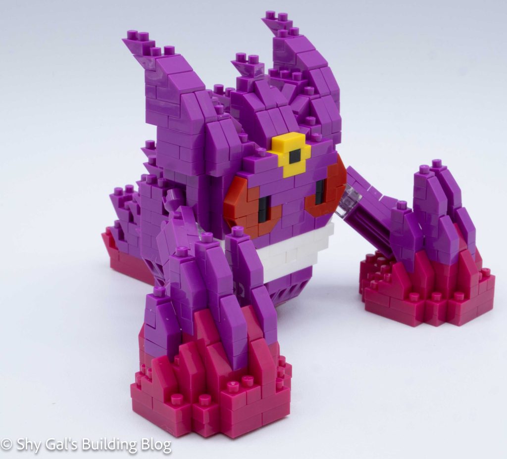 Mega Gengar build front 3/4 view