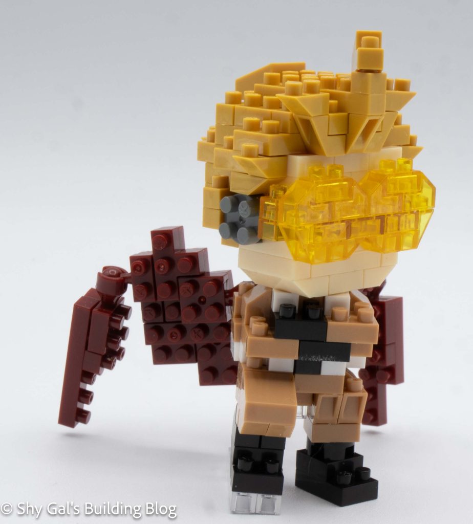 Hawks build front 3/4 view