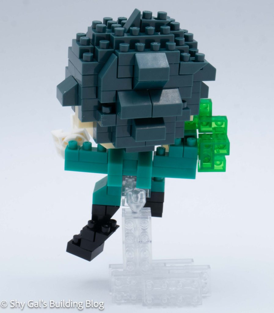 Izuku Midoriya build back view
